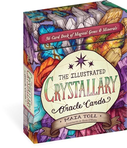 The Illustrated Crystallary Oracle Cards: 36-Card Deck of Magical Gems & Min [Cards]