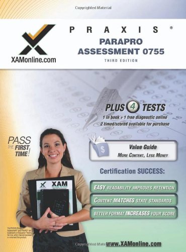 PRAXIS ParaPro Assessment 0755 Teacher Certification Test Prep Study Guide [Paperback]