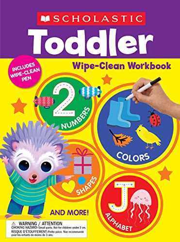 Scholastic Toddler Wipe-Clean Workbook [Paperback]