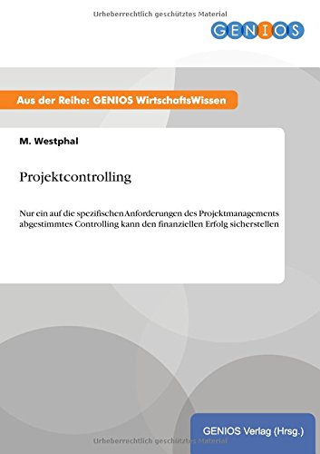 Projektcontrolling (german Edition) [Paperback]