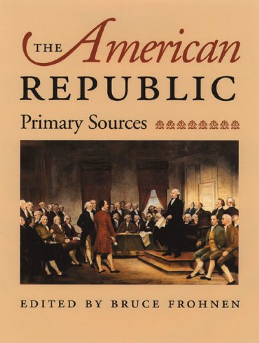 The American Republic [Paperback]