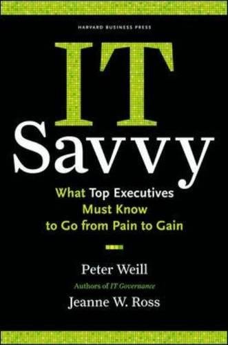 It Savvy: What Top Executives Must Know To Go From Pain To Gain [Hardcover]