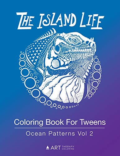 Coloring Book For Teens Ocean Patterns Vol 2 [Paperback]