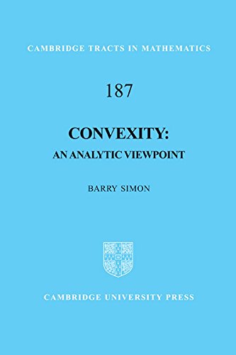 Convexity An Analytic Viepoint [Hardcover]