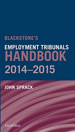 Blackstone's Employment Tribunals Handbook 2014-15 [Paperback]