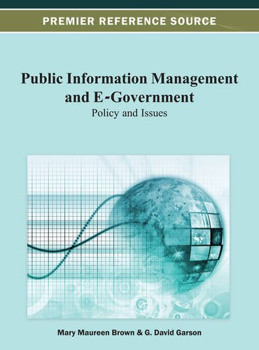 Public Information Management and E-Government Policy and Issues [Hardcover]