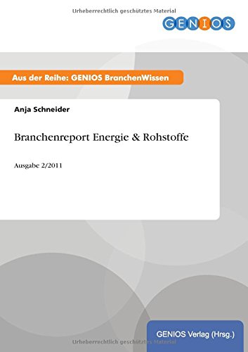 Branchenreport Energie & Rohstoffe (german Edition) [Paperback]