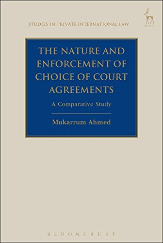 The Nature and Enforcement of Choice of Court Agreements A Comparative Study [Hardcover]