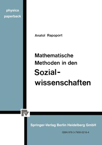 Mathematische Methoden in den Sozialwissenschaften [Paperback]