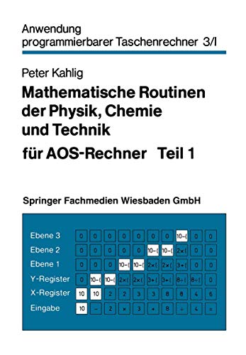 Mathematische Routinen der Physik, Chemie und Technik fr AOS-Rechner [Paperback]