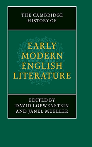 The Cambridge History of Early Modern English Literature [Hardcover]