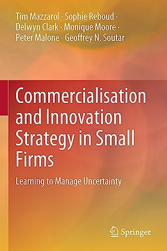 Commercialisation and Innovation Strategy in Small Firms: Learning to Manage Unc [Paperback]