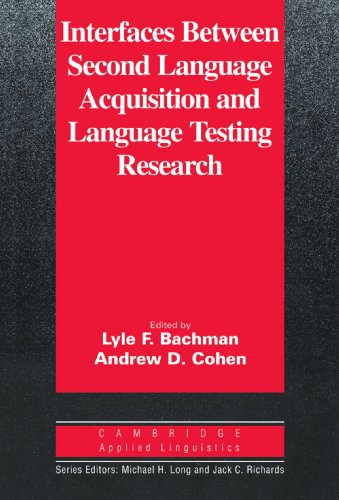 Interfaces between Second Language Acquisition and Language Testing Research [Paperback]