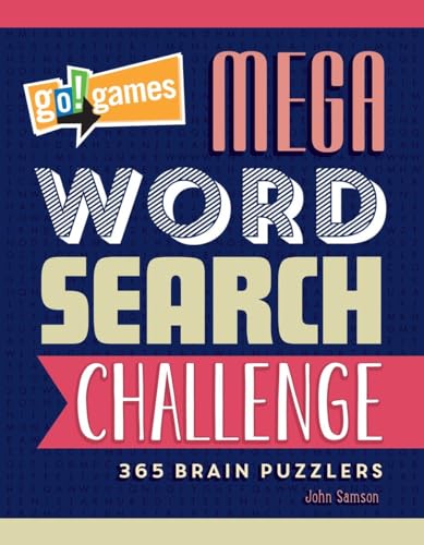 Go!Games Mega Word Search Challenge [Paperback]