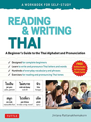 Reading & Writing Thai: A Workbook for Self-Study: A Beginner's Guide to the [Paperback]