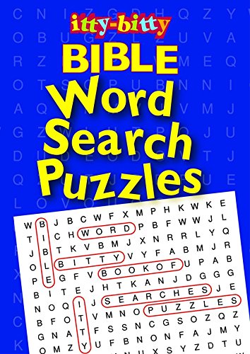 Ittybitty Activity Book Bible Word Search Puzzles [Paperback]