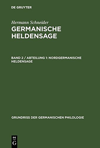 Germanische Heldensage  Nordgermanische Heldensage [Hardcover]