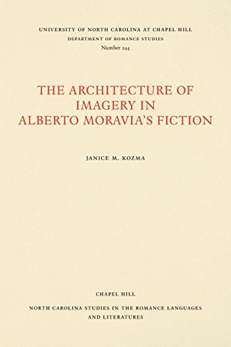 Architecture of Imagery in Alberto Moravia's Fiction [Paperback]