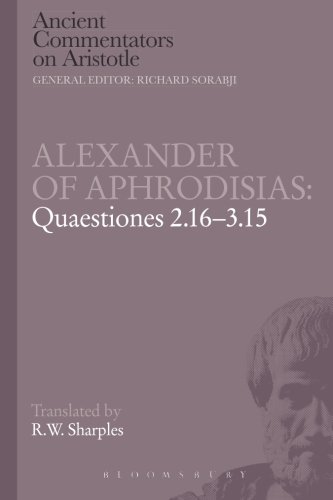 Alexander of Aphrodisias Quaestiones 2.16-3.15 [Paperback]