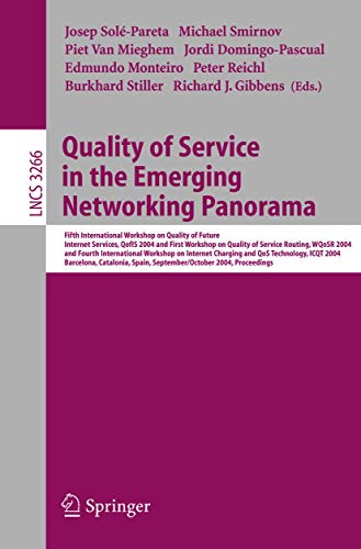 Quality of Service in the Emerging Netorking Panorama 5th International Worksh [Paperback]