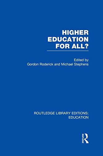 Higher Education for All (RLE Edu G) [Paperback]