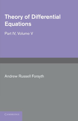 Theory of Differential Equations Partial Differential Equations [Paperback]