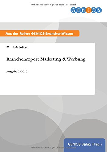 Branchenreport Marketing & Werbung (german Edition) [Paperback]