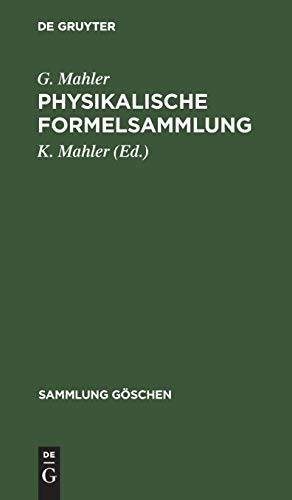 Physikalische Formelsammlung [Hardcover]