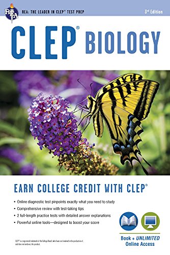 Clep. Biology Book + Online (clep Test Preparation) [Paperback]