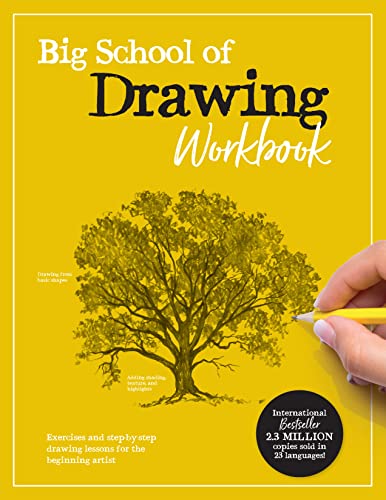 Big School of Drawing Workbook: Exercises and step-by-step drawing lessons for t [Paperback]