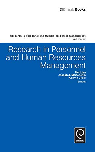 Research In Personnel And Human Resources Management (research In Personnel & Hu [Hardcover]