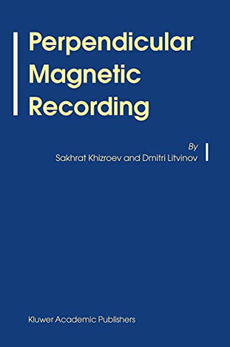 Perpendicular Magnetic Recording [Hardcover]