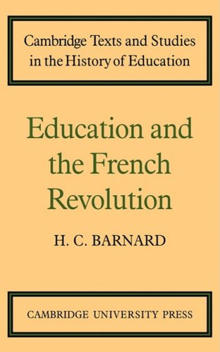 Education and the French Revolution [Paperback]