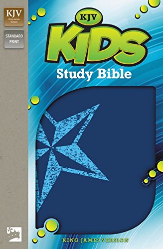 KJV, Kids Study Bible, Imitation Leather, Blue [Leather / fine bindi]