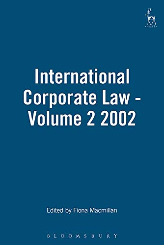 International Corporate La - Volume 2 2002 [Hardcover]