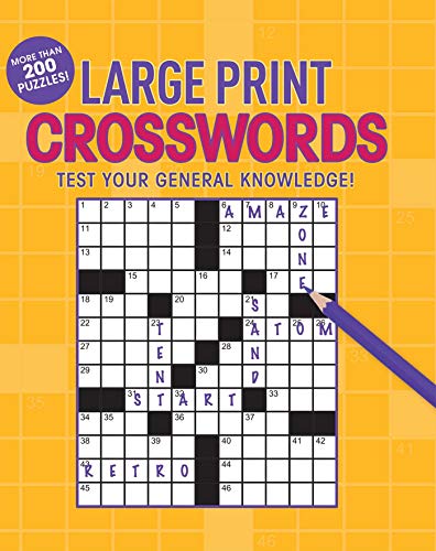 Large Print Crosswords [Paperback]