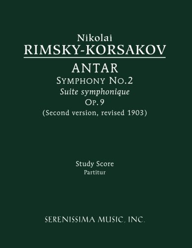 Symphony No. 2 'antar', Op. 9 (1875/1903 Revision) - Study Score [Paperback]