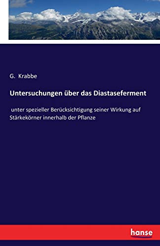 Untersuchungen Uber Das Diastaseferment