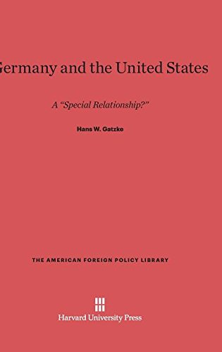 Germany and the United States  A Special Relationship [Hardcover]