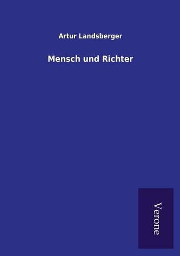 Mensch Und Richter (german Edition) [Paperback]