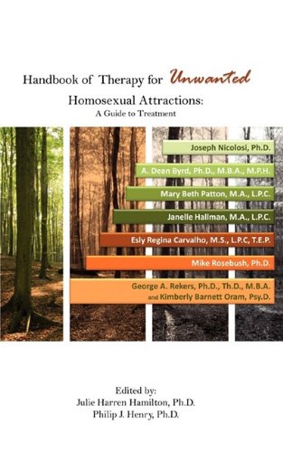 Handbook Of Therapy For Unanted Homosexual Attractions [Paperback]