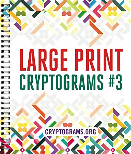 Large Print Cryptograms #3 [Paperback]