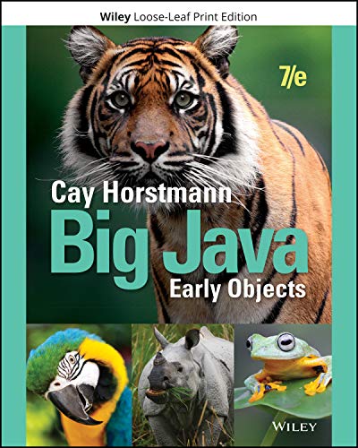 Big Java: Early Objects [Loose-leaf]