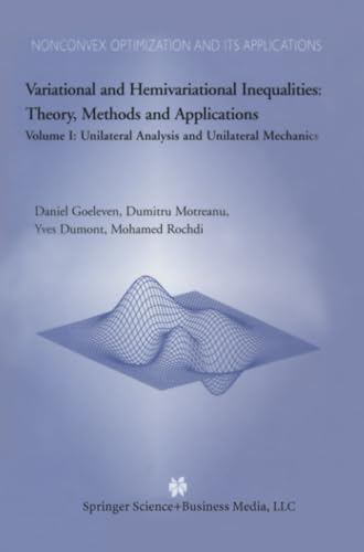 Variational and Hemivariational Inequalities Theory, Methods and Applications: V [Paperback]