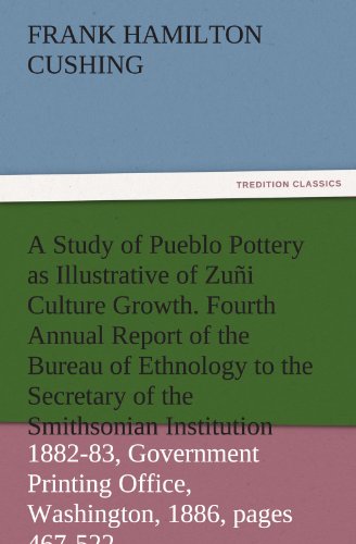 A Study Of Pueblo Pottery As Illustrative Of Zui Culture Groth. Fourth Annual  [Paperback]