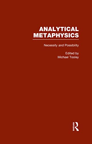 Necessity & Possibility The Metaphysics of Modality Analytical Metaphysics [Hardcover]