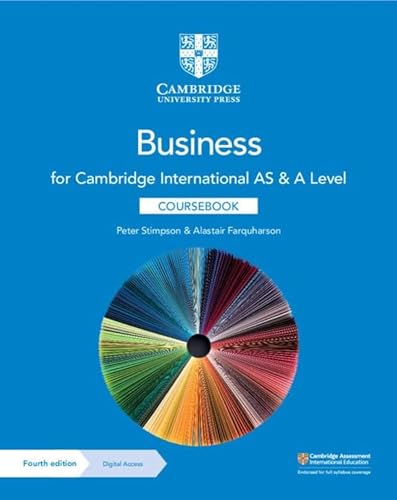 Cambridge International AS & A Level Business Coursebook with Digital Access [Mixed media product]