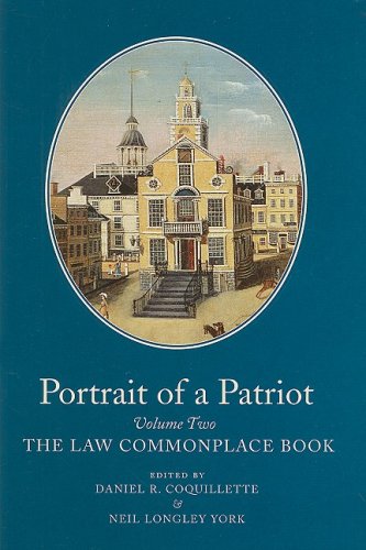 Portrait of a Patriot Vol. 2  The Major Political and Legal Papers of Josiah Qu [Hardcover]