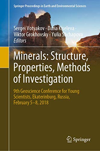 Minerals: Structure, Properties, Methods of Investigation: 9th Geoscience Confer [Hardcover]