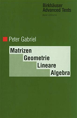 Matrizen, Geometrie, Lineare Algebra [Hardcover]